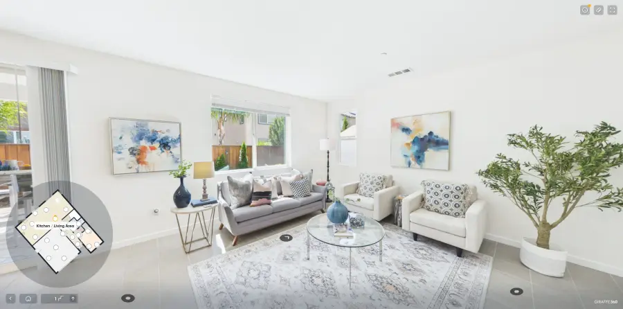 Giraffe360 3D virtual tour interior view — Sparks Media Group Northern California real estate